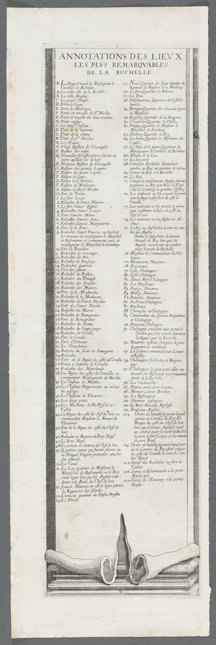 Belägringen av La Rochelle: Bild 9 av Jacques Callot