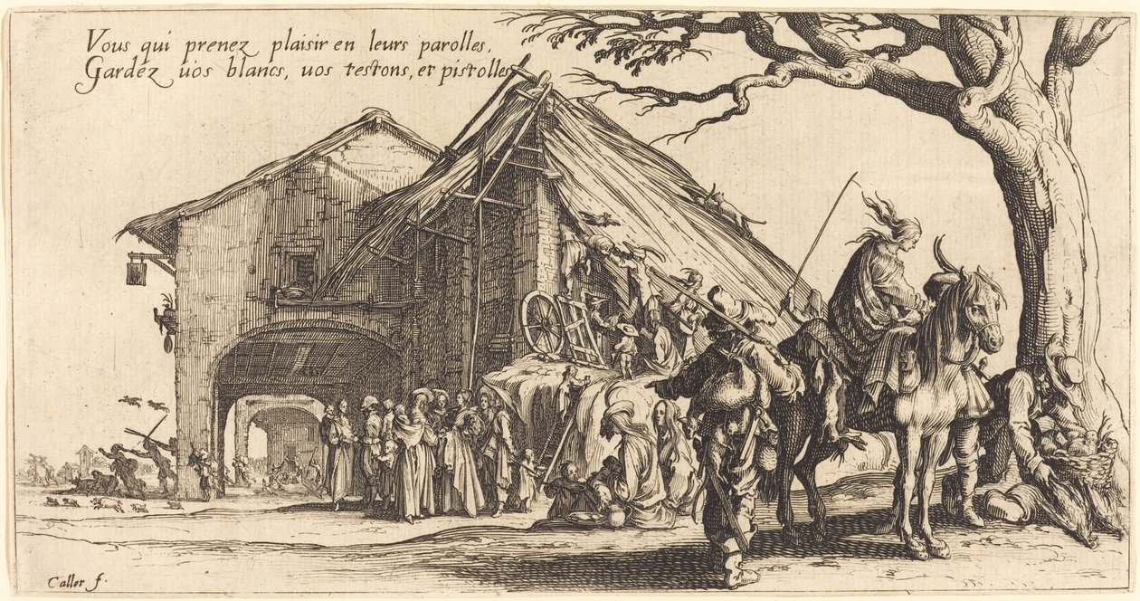 Stoppplatsen av Jacques Callot