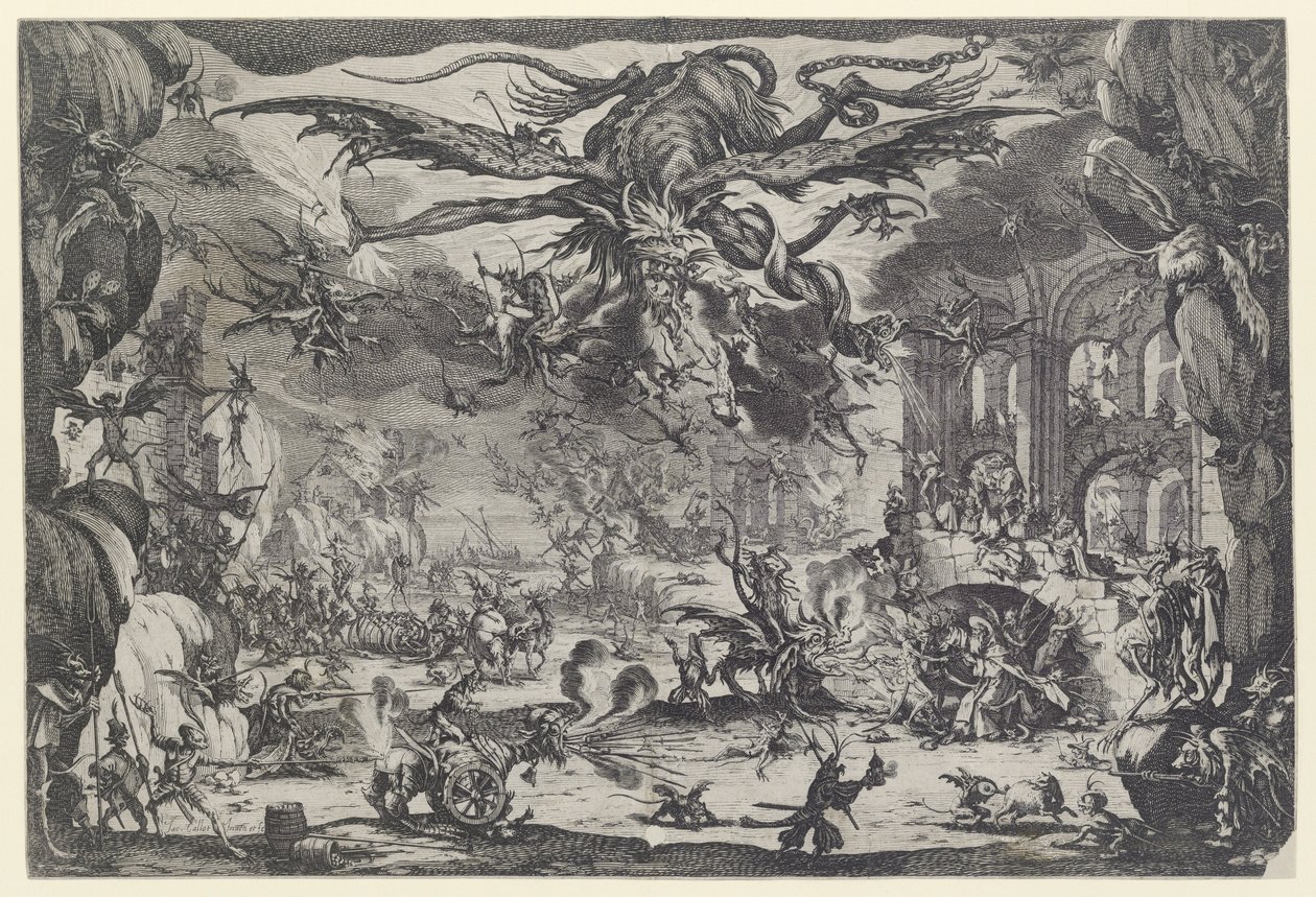 Frestelsen av St. Anthony (La tentation de St. Antoine) av Jacques Callot