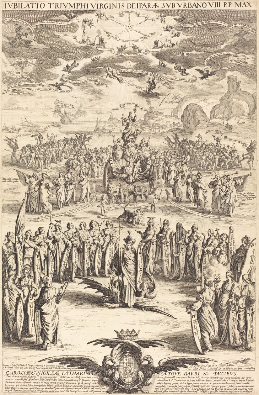 Jungfruns triumf av Jacques Callot