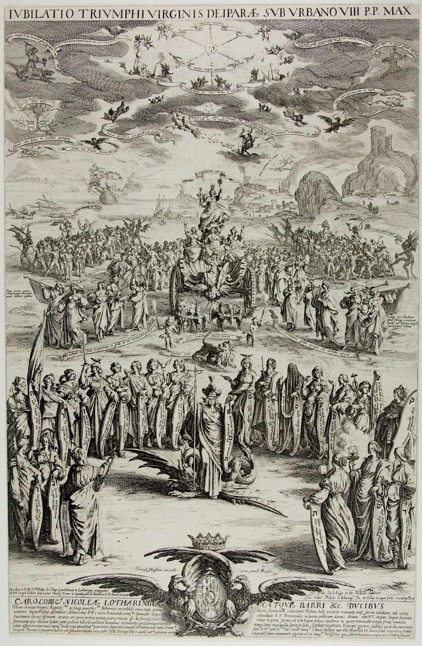 Jungfruns triumf av Jacques Callot