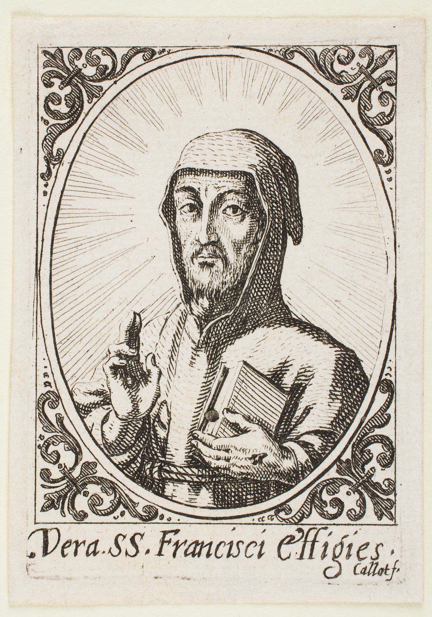 Sankt Franciskus sanna ansikte av Jacques Callot
