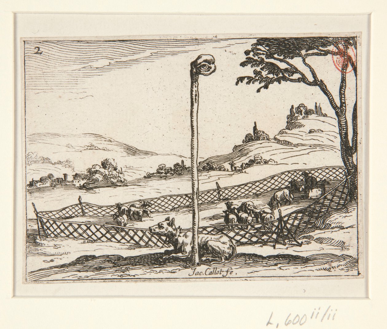 The Vigilant Eye - nej. 2 från serien av Jacques Callot