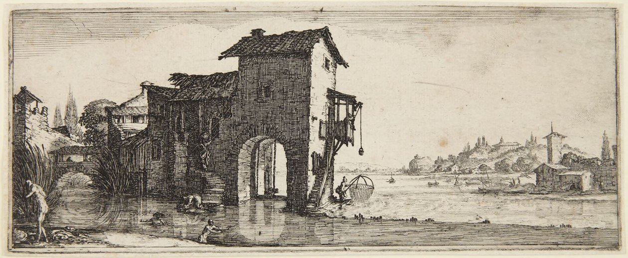 Vattenkvarnen av Jacques Callot