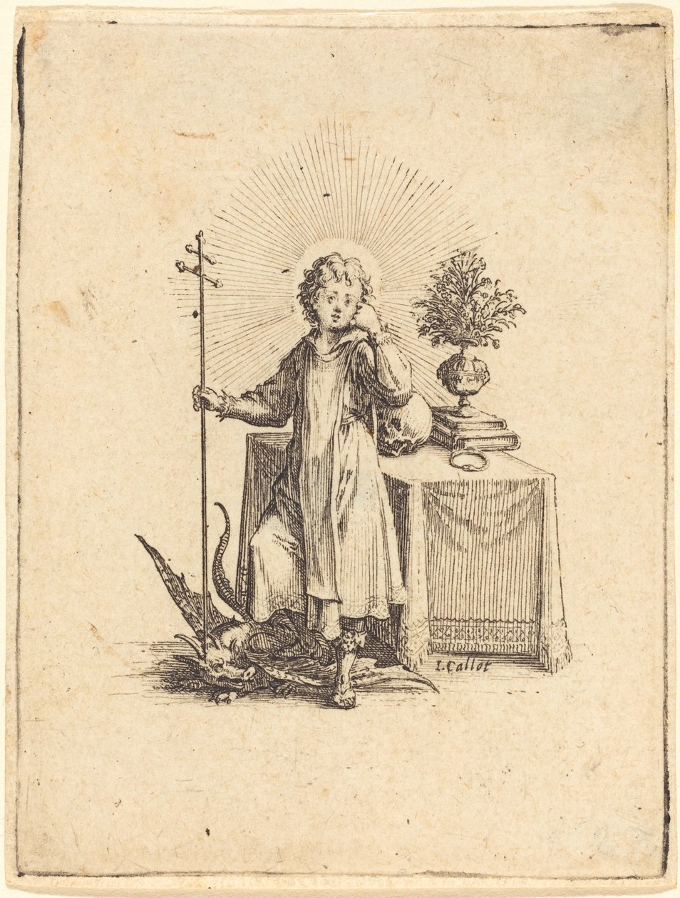 Den unge Jesus av Jacques Callot