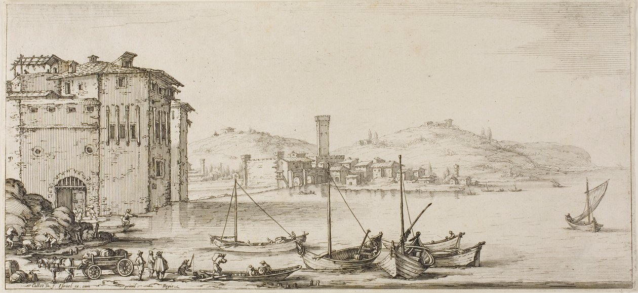 The Zany One eller Scapin, från Three Italian Comedians av Jacques Callot