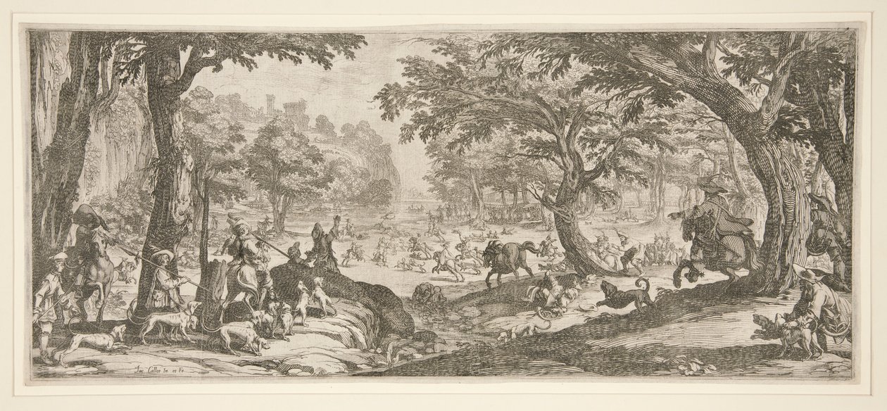 Den stora jakten av Jacques Callot