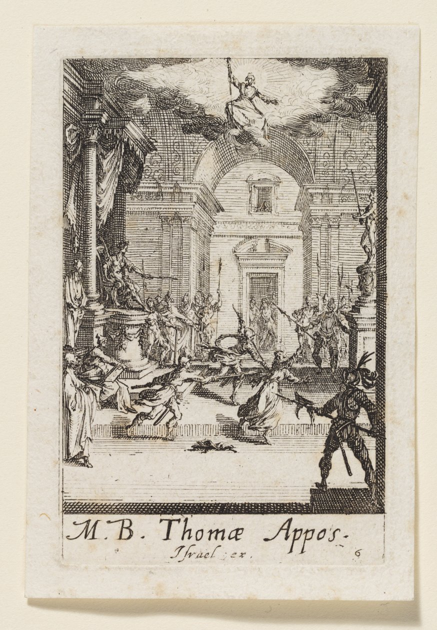 Aposteln Thomas (Thomas Appos.) av Jacques Callot