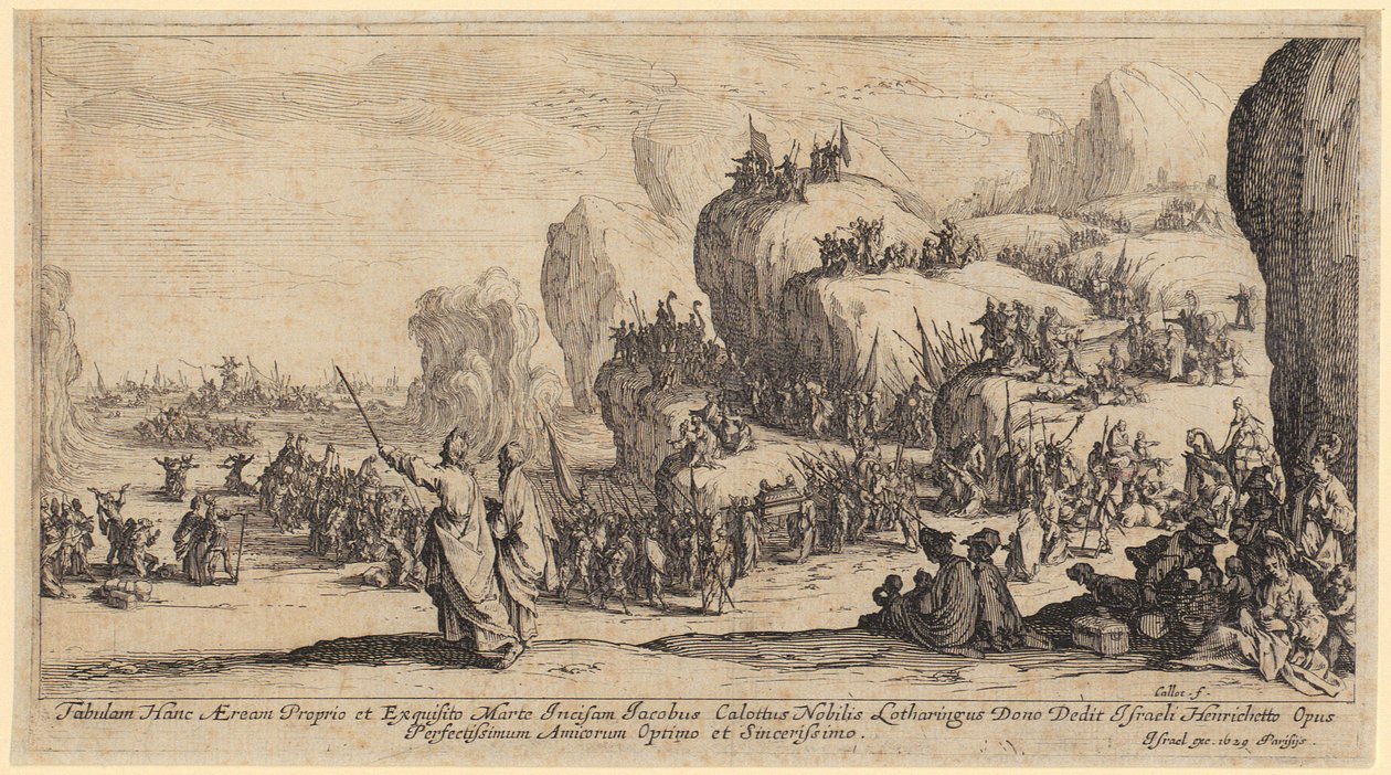 Trupper lämnar sina fartyg av Jacques Callot