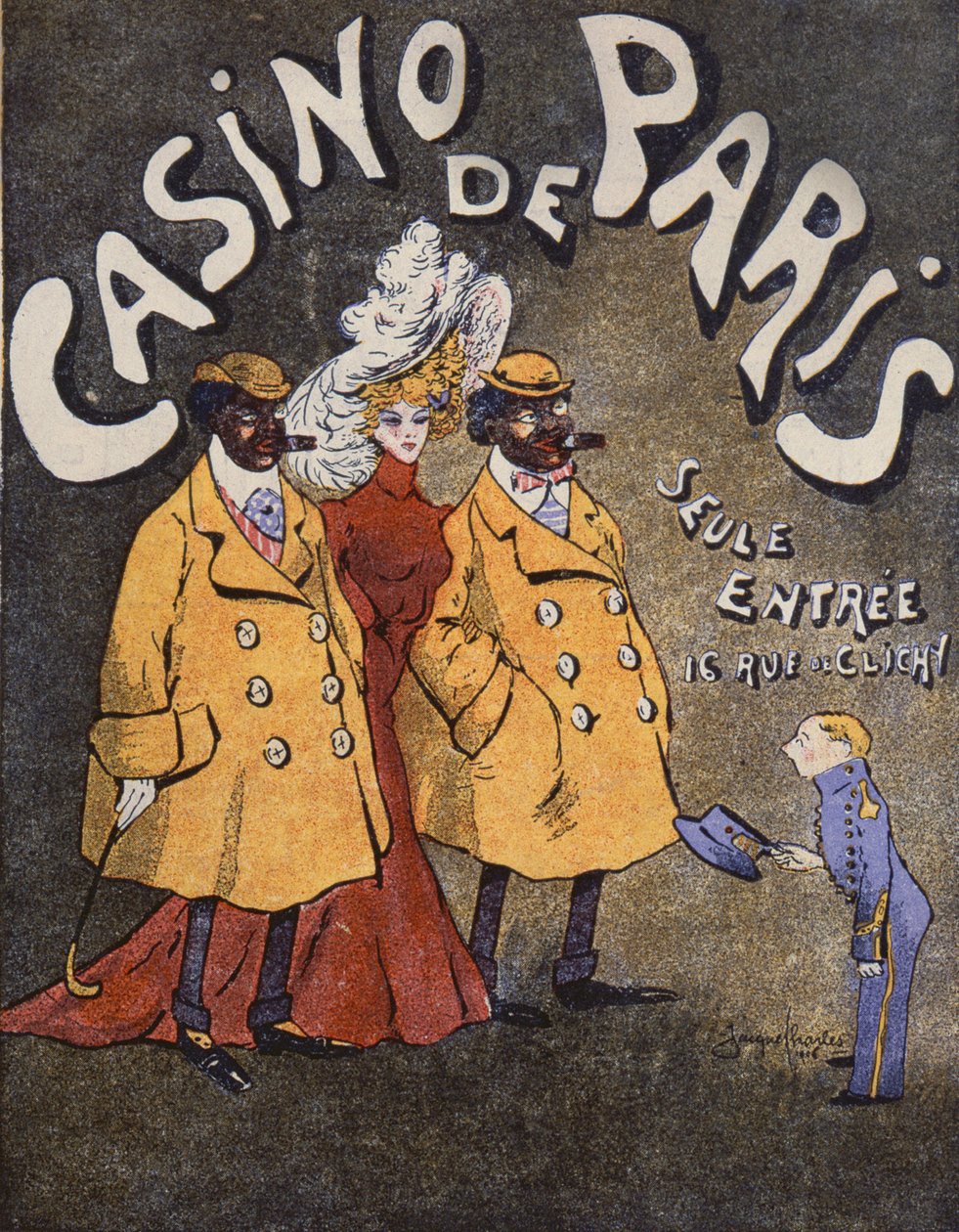 Officiellt program för Casino de Paris, 1906 av Jacques Charles