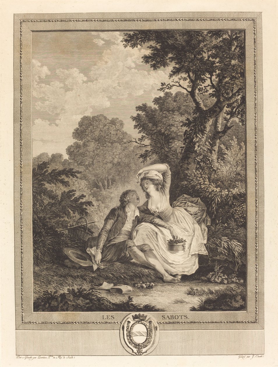 Hovar av Jacques Couché after Nicolas Lavreince