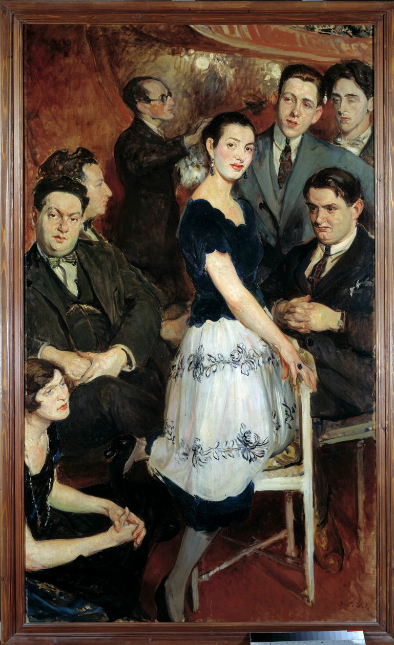 Gruppen om sex av Jacques Emile Blanche
