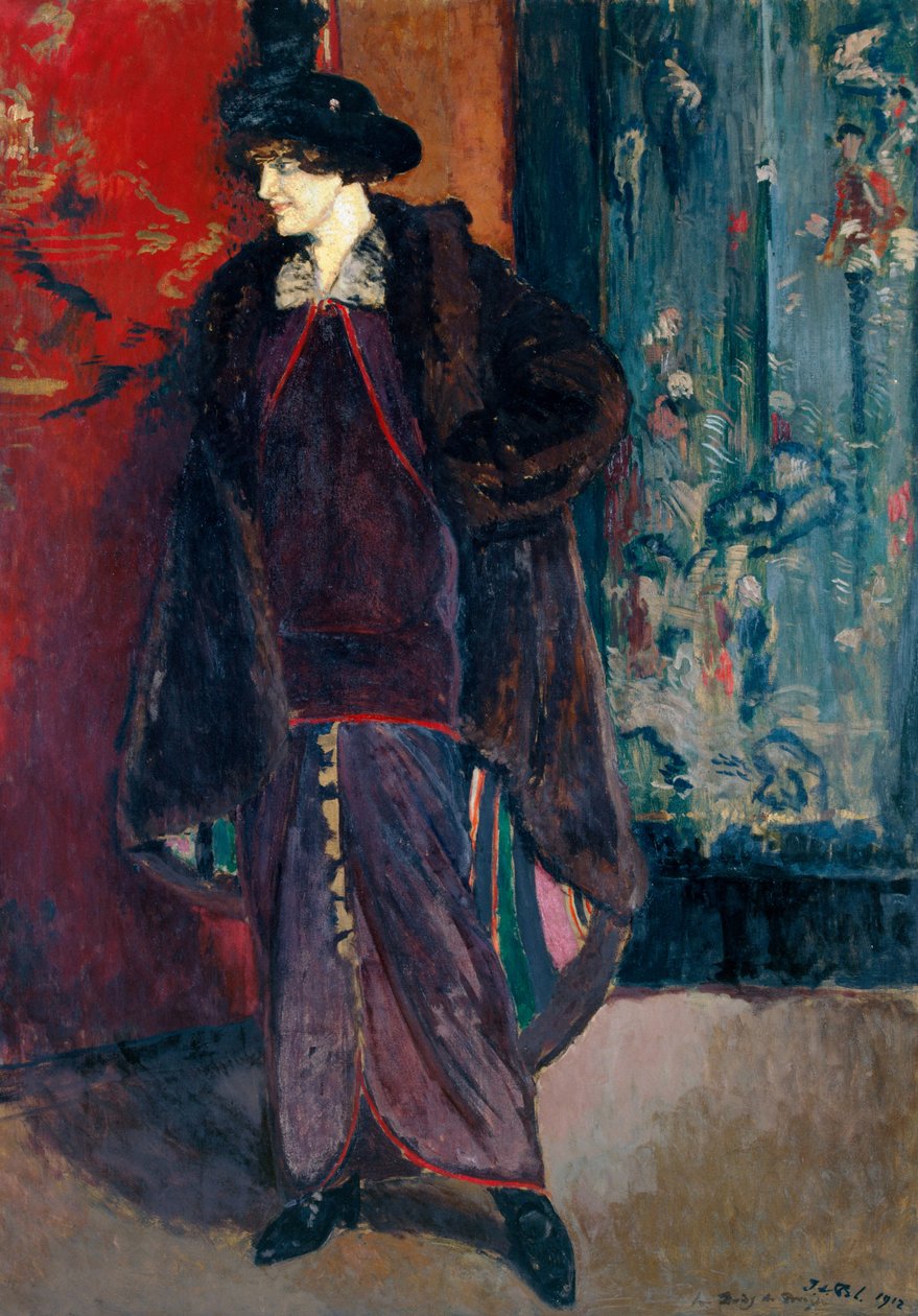Porträtt av Daisy Fellowes, 1912. av Jacques Emile Blanche