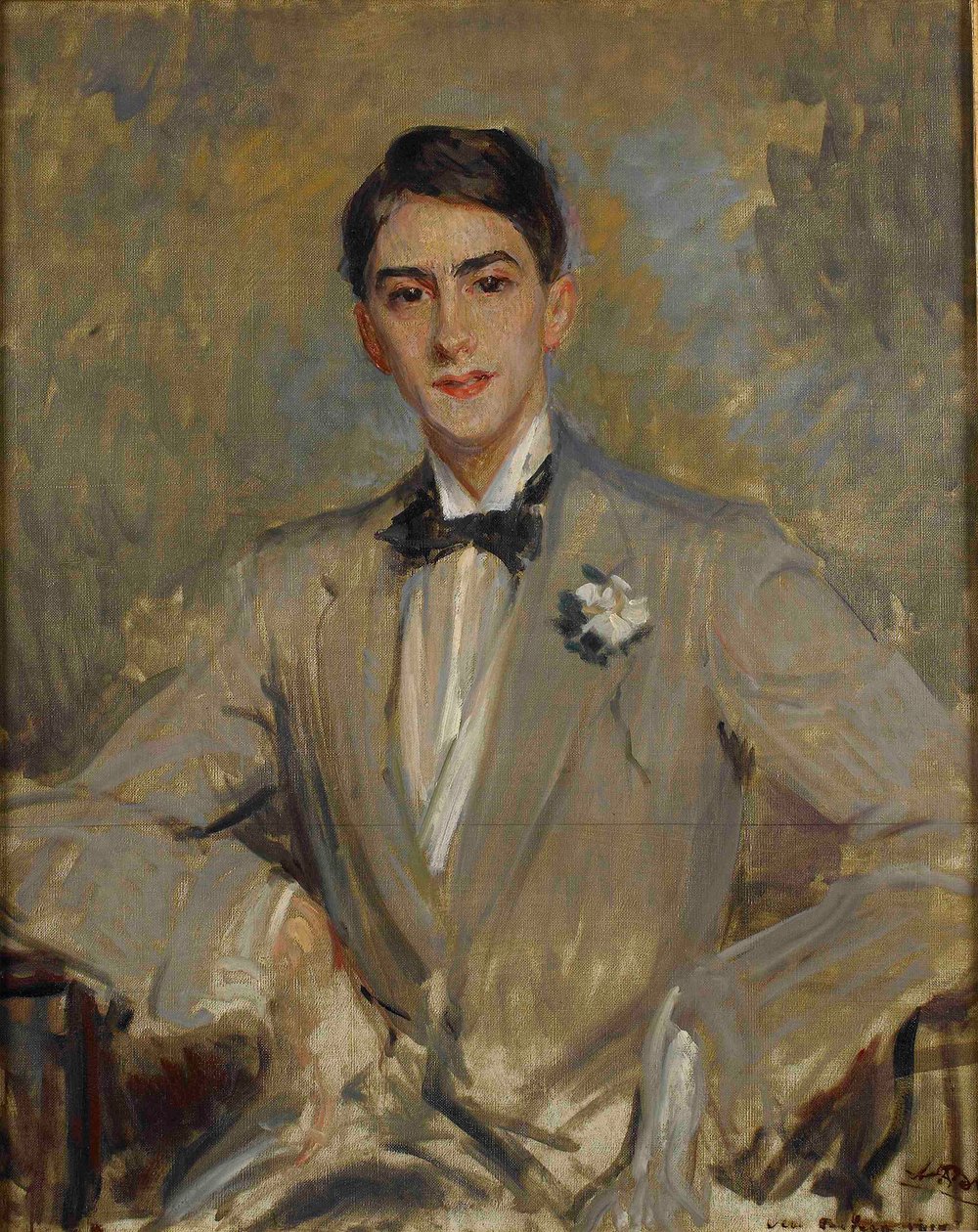 Porträtt av Jean Cocteau 1889-1963, 1912. av Jacques Emile Blanche
