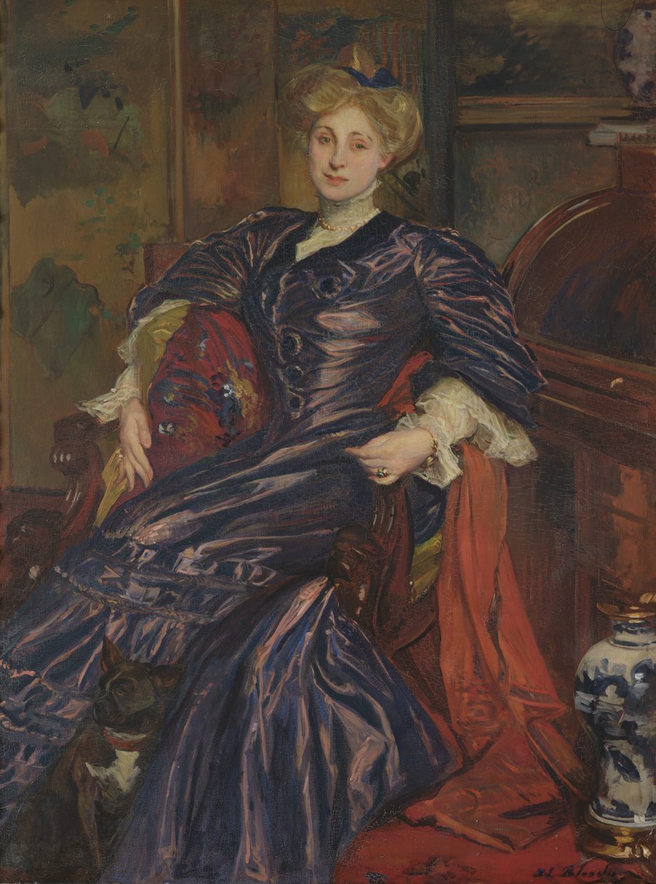 Porträtt av fru Emily Montgomery-Lang, 1911 av Jacques Emile Blanche