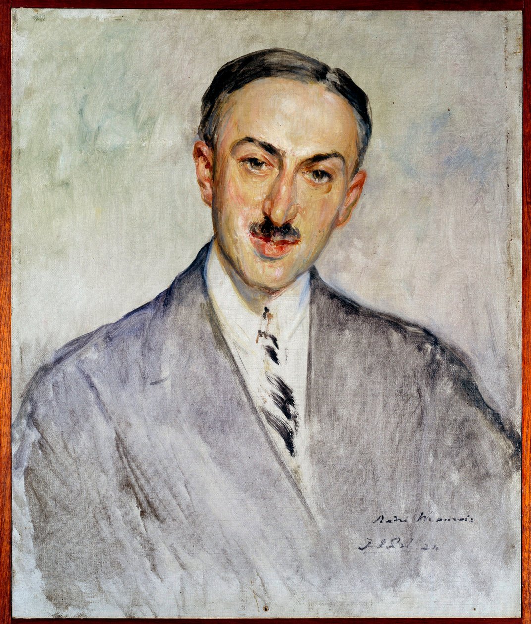 Studie för porträttet av Emile Herzog dit Andre Maurois (1885-1967), fransk författare Målning av Jacques Emile (Jacques-Emile) Blanche (1861-1942) 1924 Sön. 0,5x0,41 m Rouen, musee des Beaux Arts av Jacques Emile Blanche