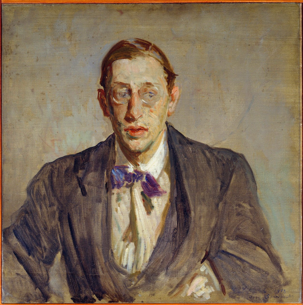 Studera för porträttet av kompositören av Igor Stravinsky av Jacques Emile Blanche