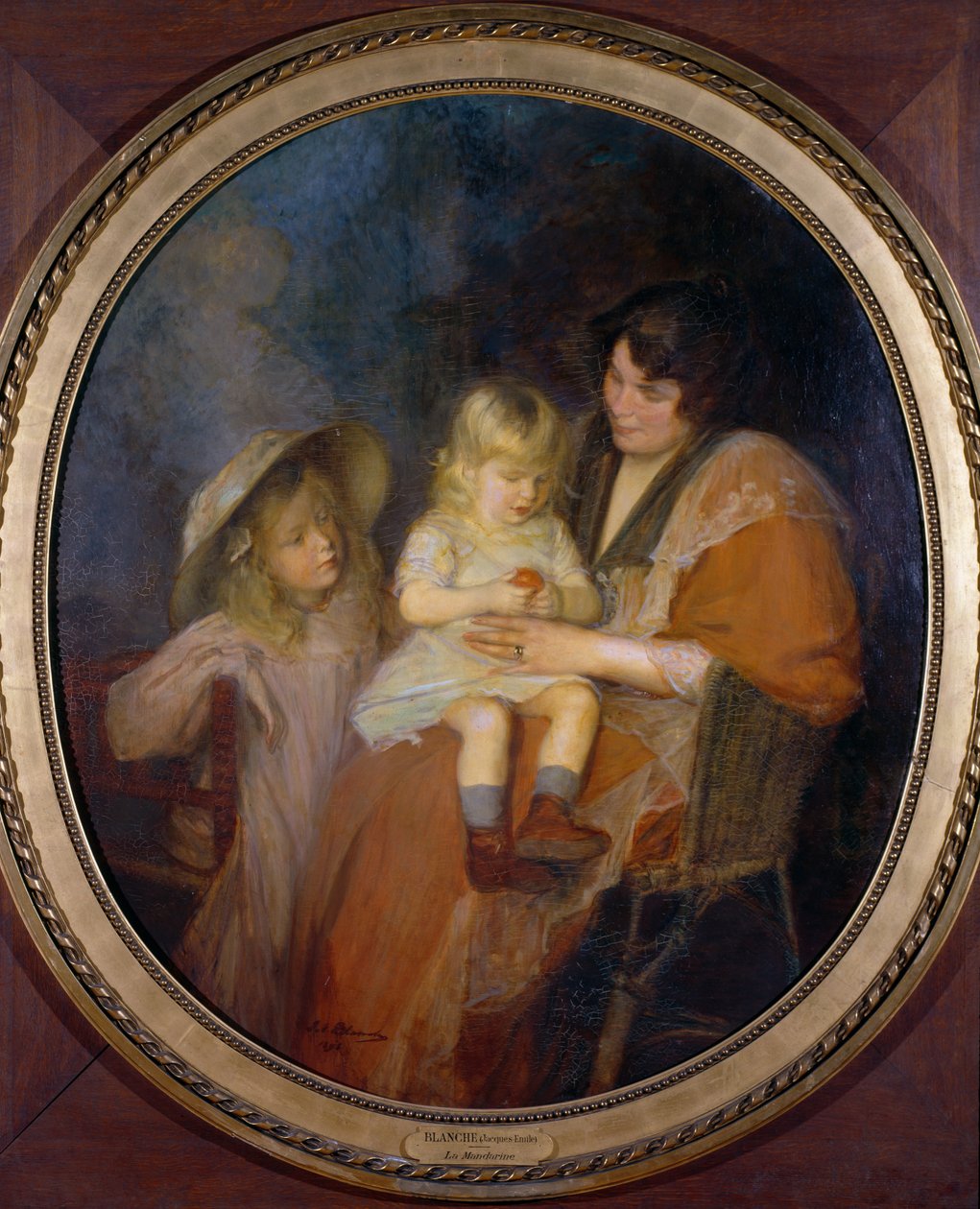 Mandarinen eller, Madame Thawlow och hennes barn av Jacques Emile Blanche