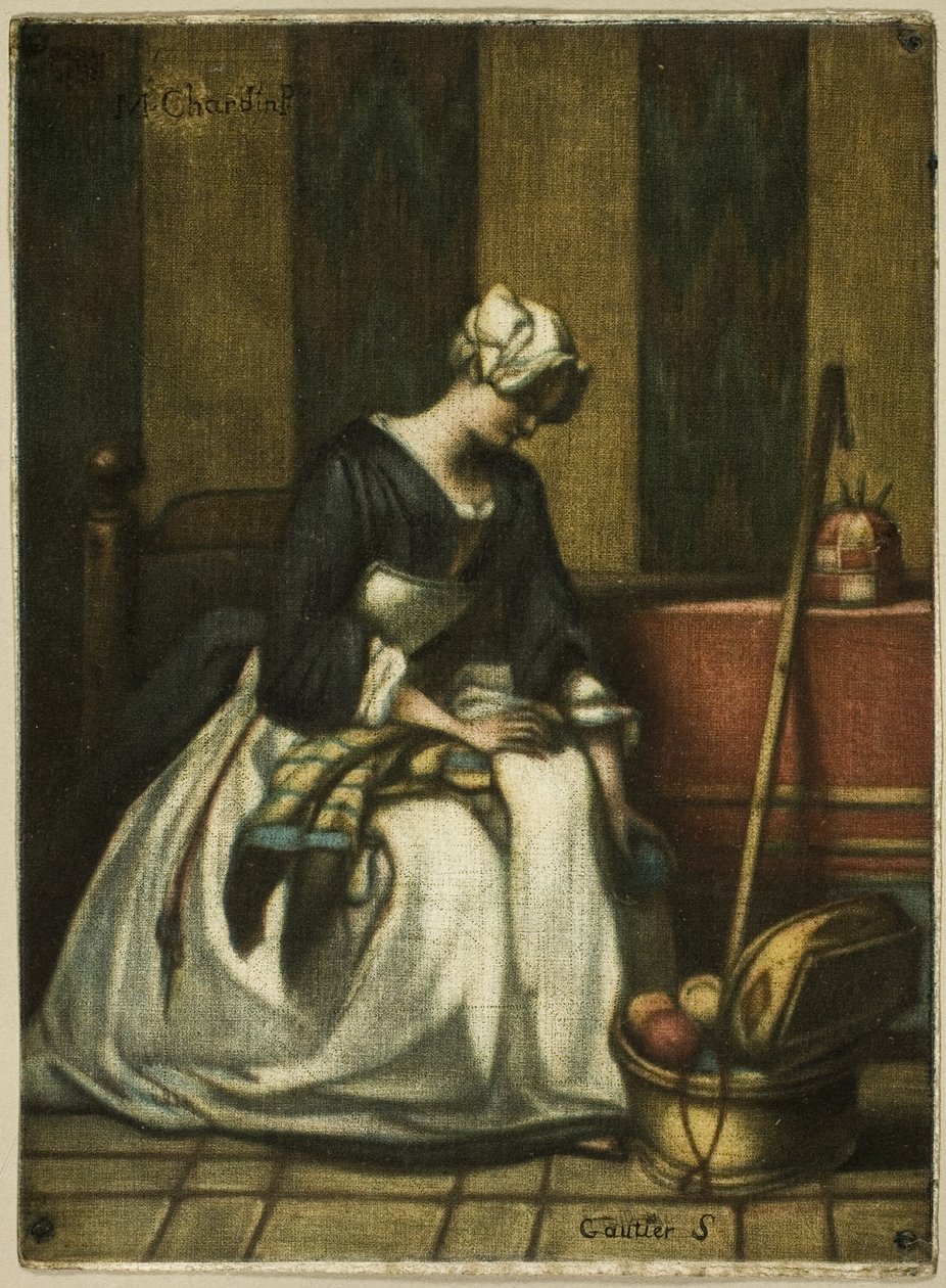 Gobelängarbetaren av Jacques Fabien Gautier d