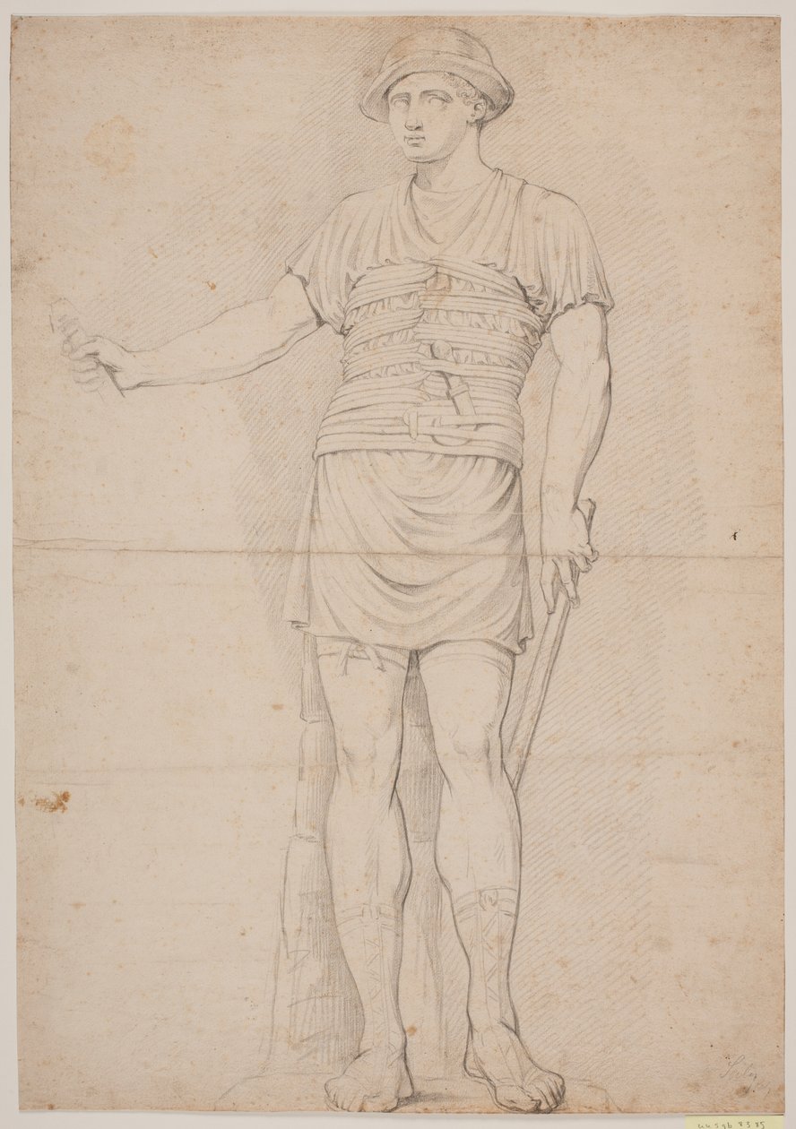 Stående krigare av Jacques Francois Joseph Saly