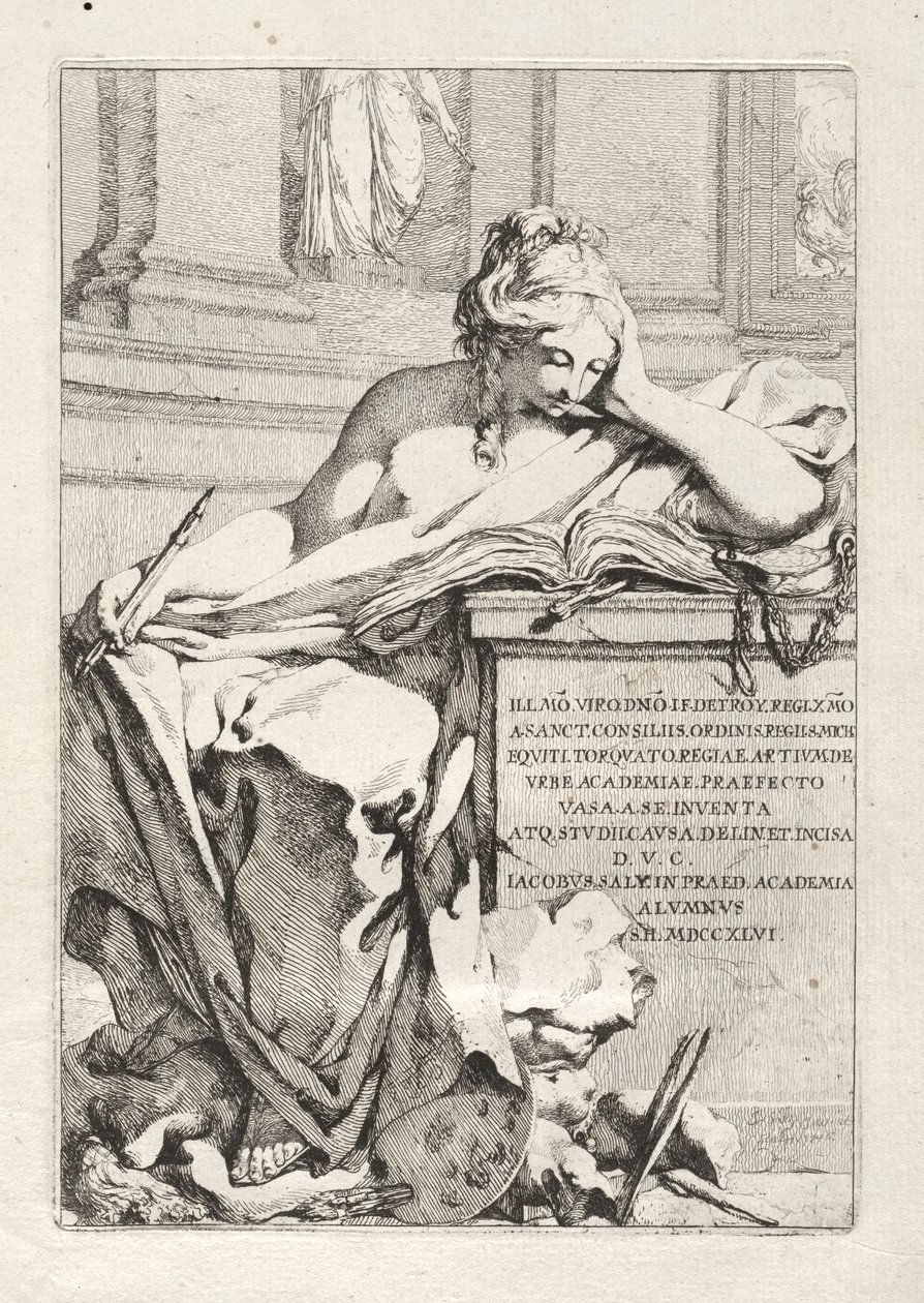 Svit med vaser av Jacques François Saly