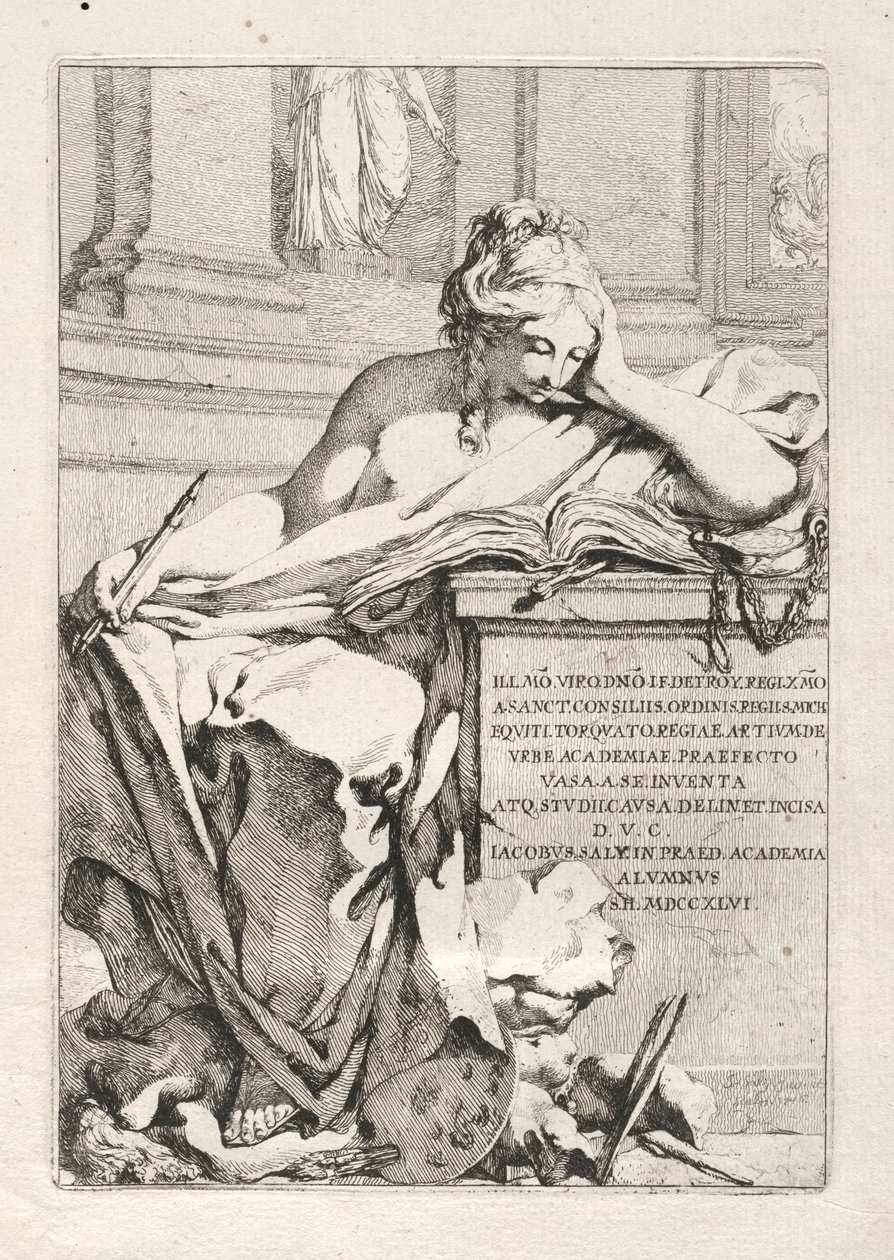 Svit med vaser: Titelsida av Jacques François Saly