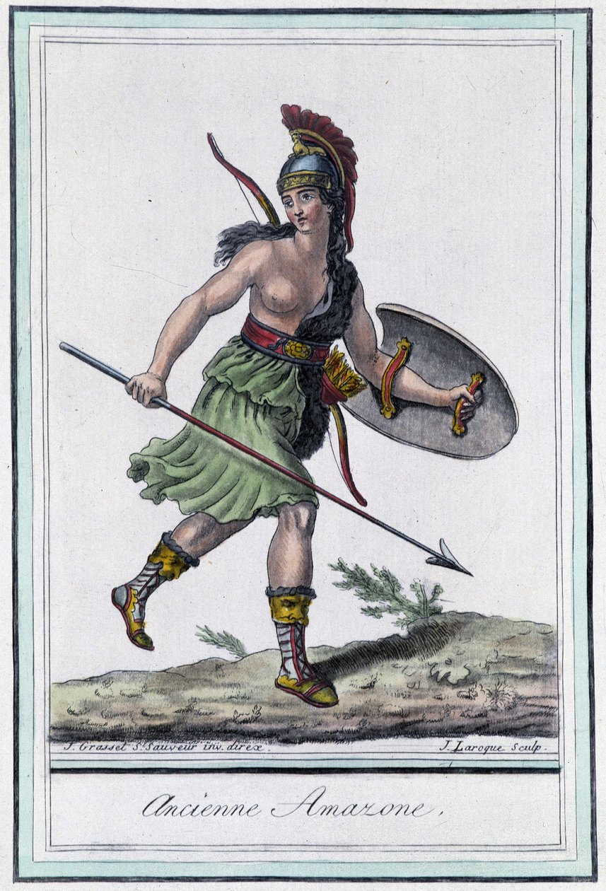Tidigare Amazon - i "" Encyclopedia of travels"" av Grasset Saint Sauveur, Paris-upplagan av Jacques Grasset de Saint Sauveur