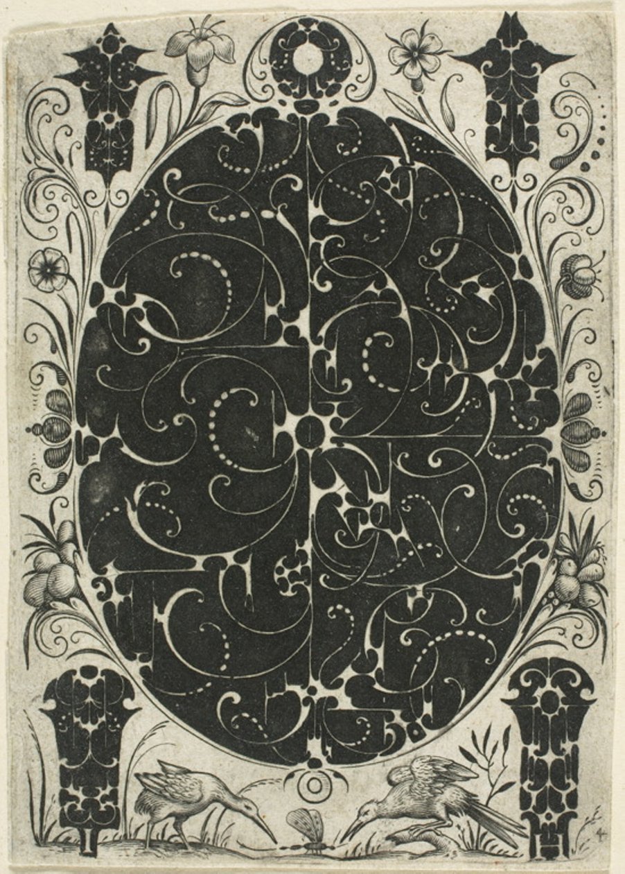 Prydnadsplatta IV av Jacques Hurtu