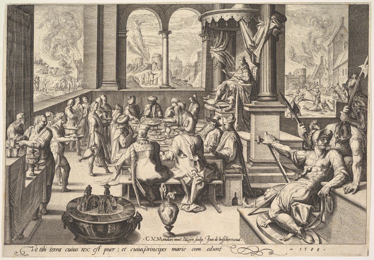 Allegori om regeringen för en barnslig kung, 1588. av Jacques II de Gheyn