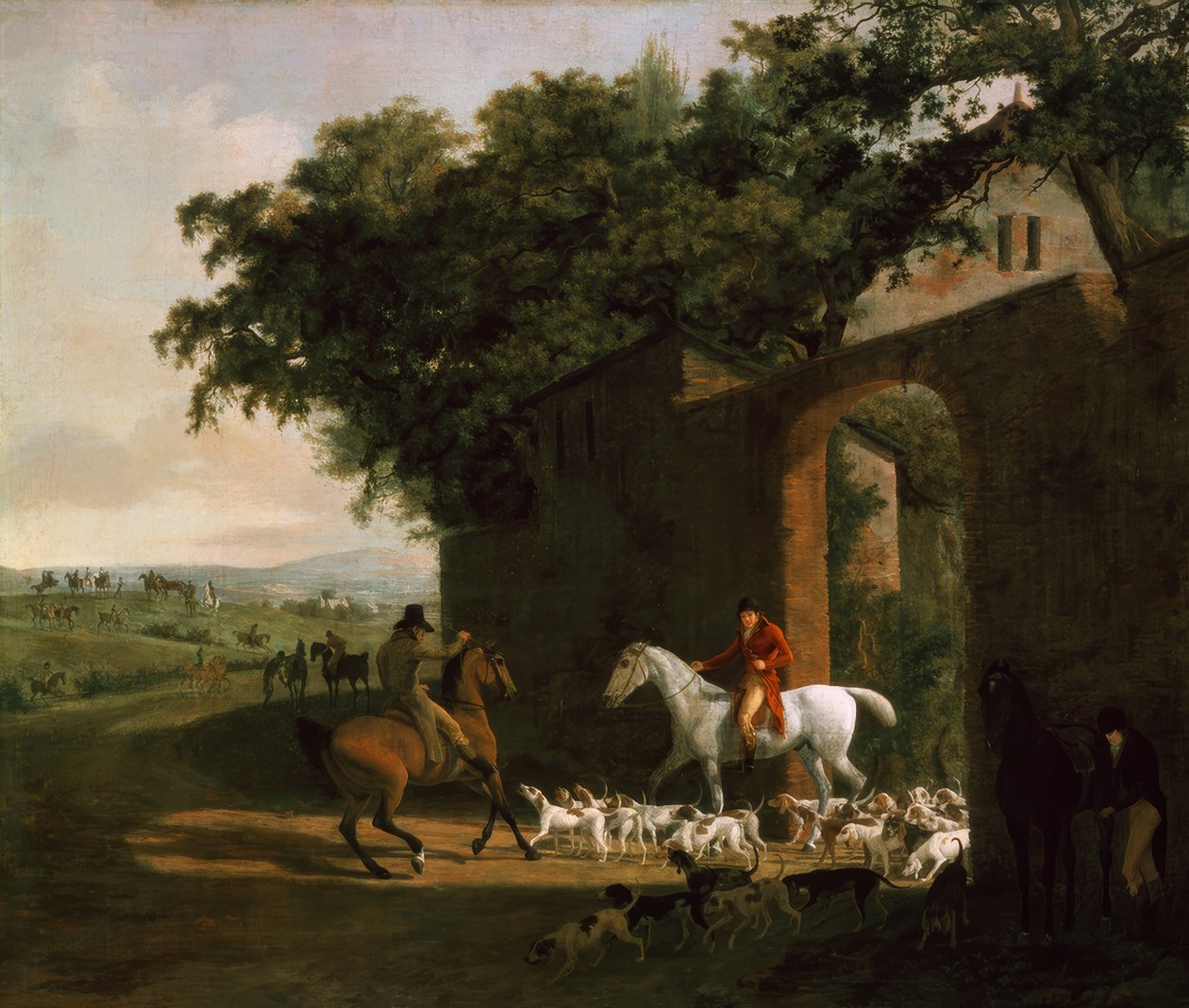 Att ge sig ut på jakt av Jacques Laurent Agasse