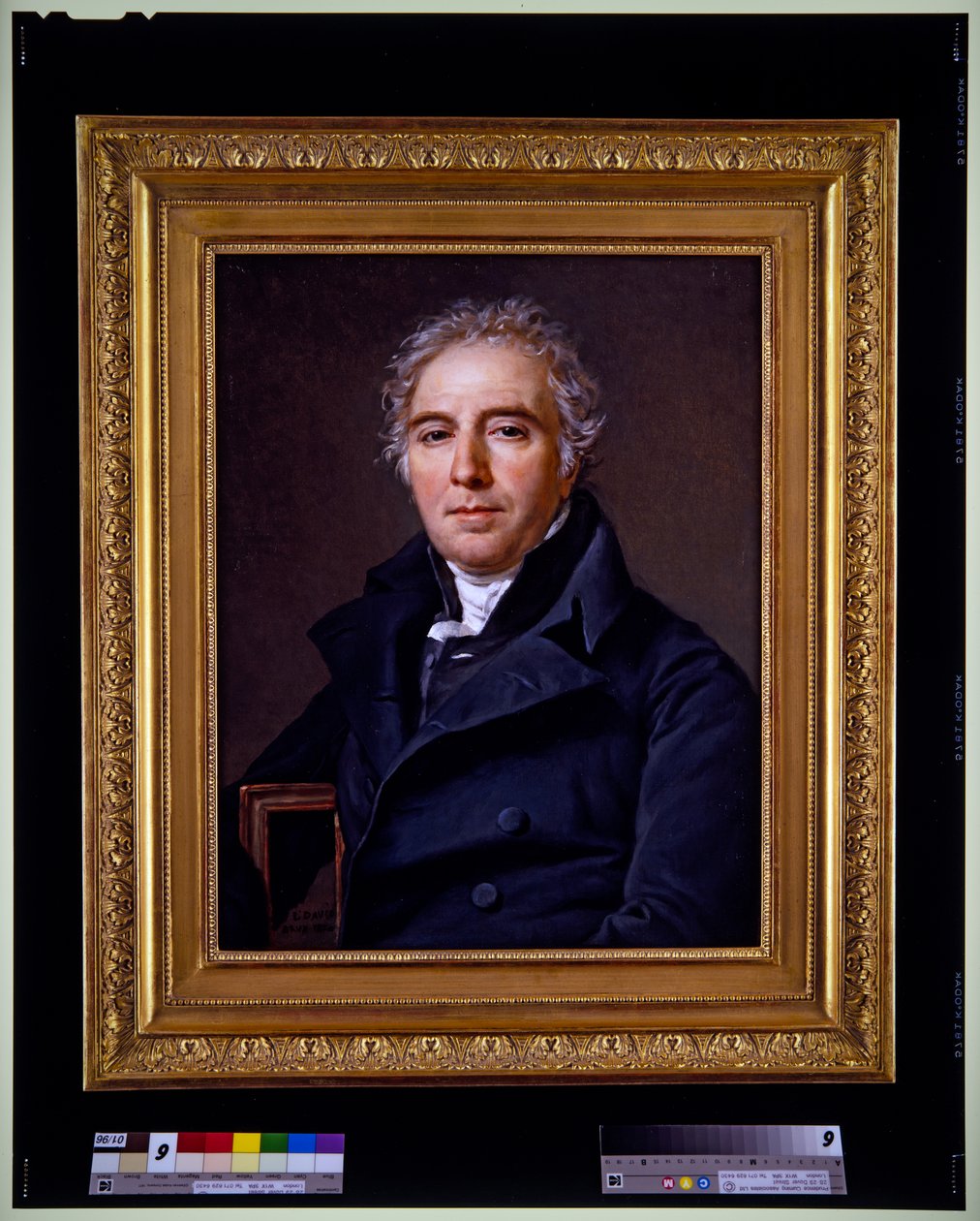 Ett porträtt av D.V. Ramel de Nogaret av Jacques Louis David