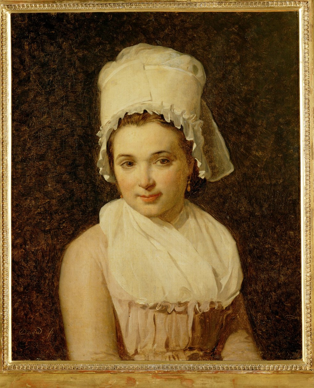 Catherine-Marie-Jeanne Tallard, hustru till Francois Lamy, borgmästare i Sougere/Yonne ... av Jacques Louis David