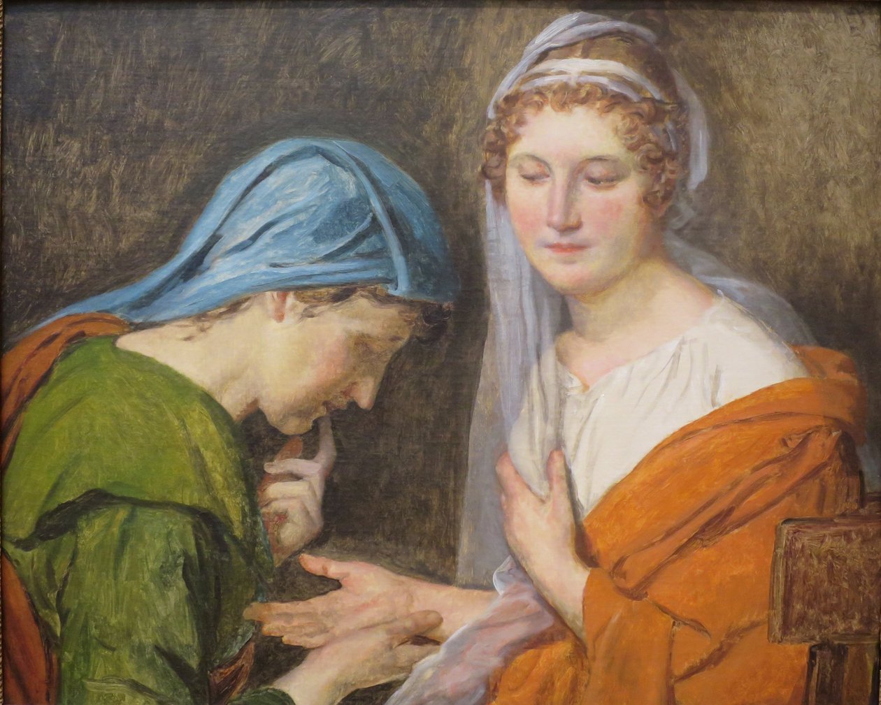 Franska:  La Bonne Aventure Spåkvinnan av Jacques Louis David