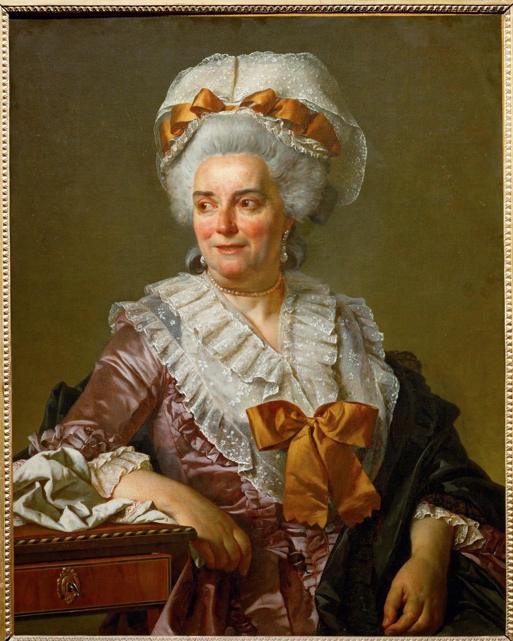 Genevieve Jacqueline Pecoul, målarens svärmor ... av Jacques Louis David