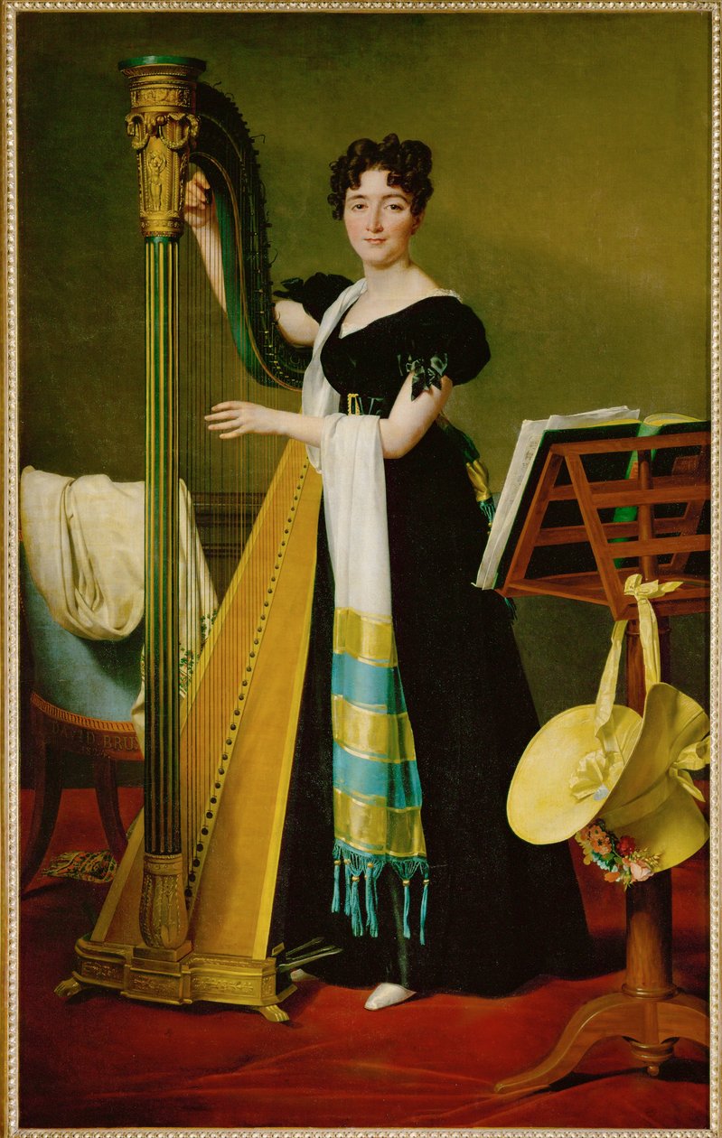 Juliette de Villeneuve, systerdotter till drottning Julie, gift med Joseph Bonaparte ... av Jacques Louis David