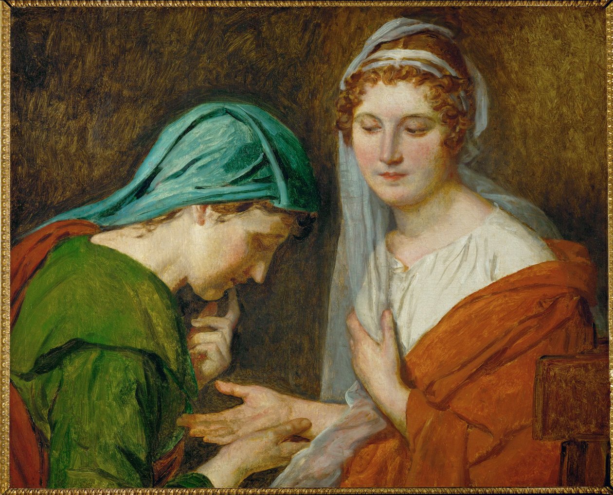 La Bonne Aventure ... (olja på duk) av Jacques Louis David