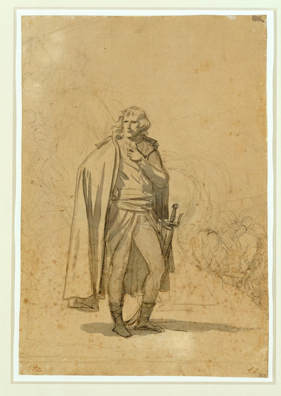 Le General Bonaparte debout ... av Jacques Louis David