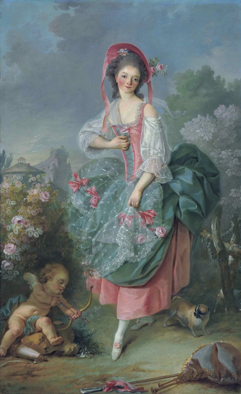 Terpsichore - Mademoiselle Guimard av Jacques Louis David