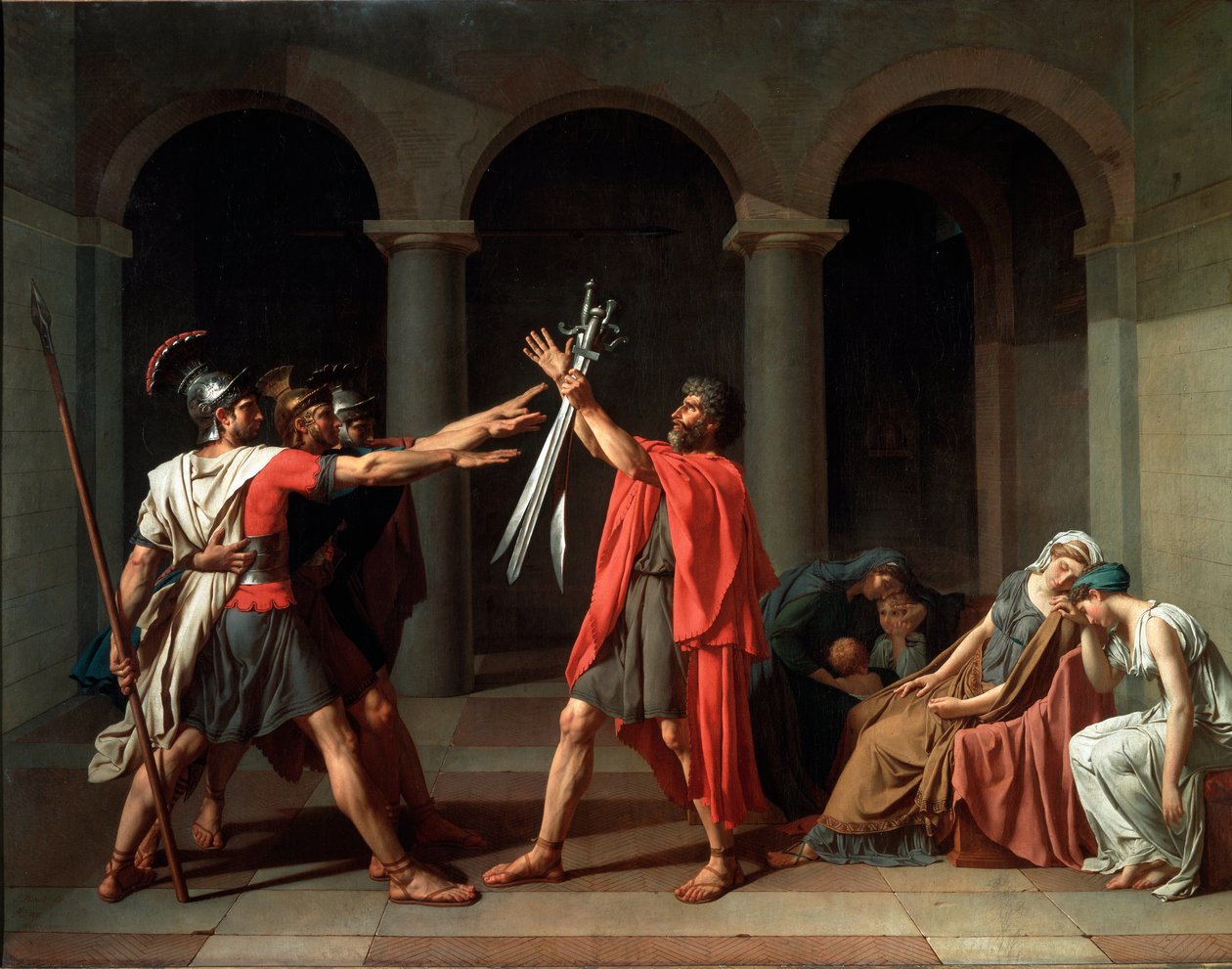 Horatiis ed av Jacques Louis David