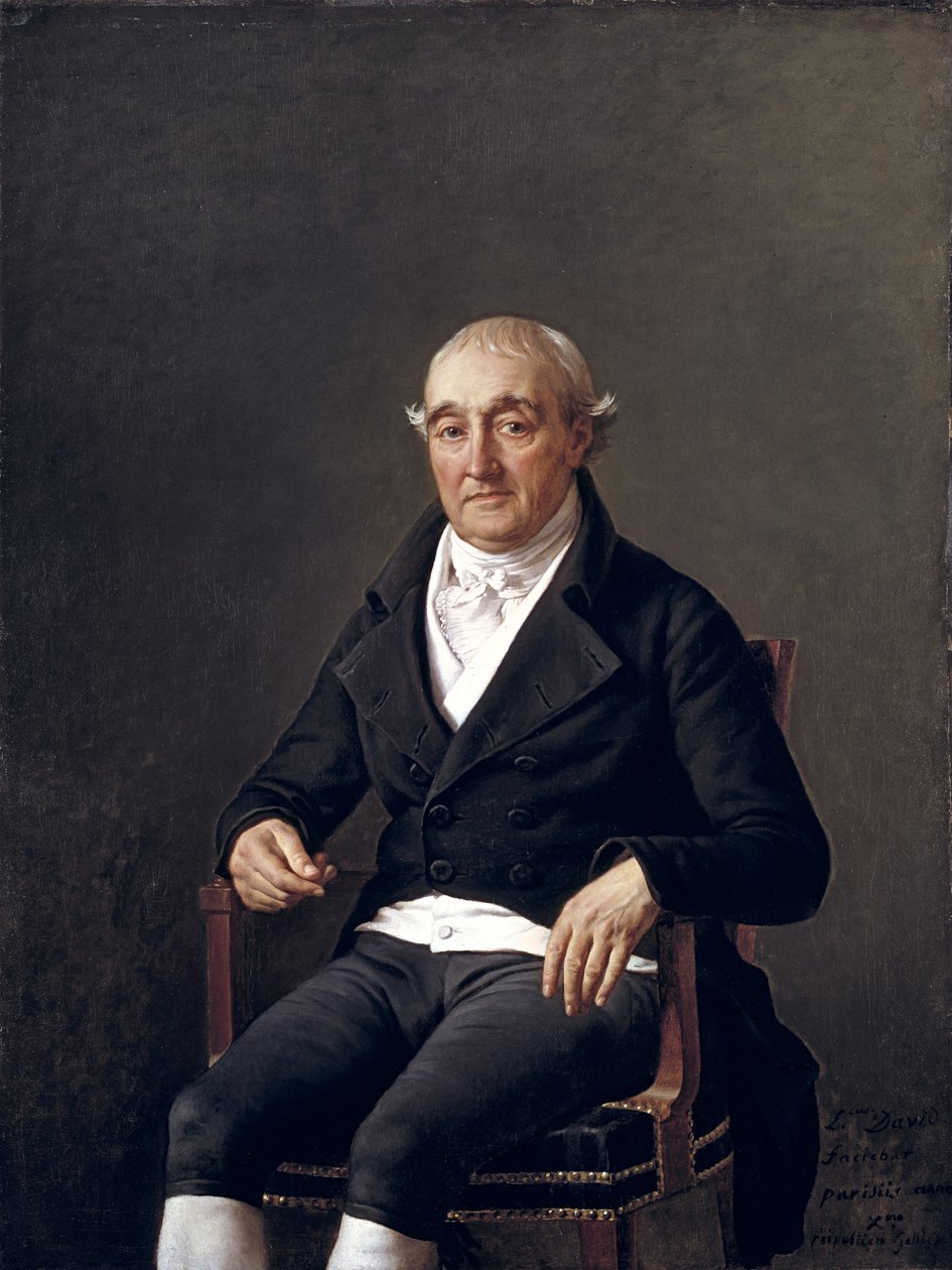 Porträtt av Cooper Penrose, 1802 av Jacques Louis David