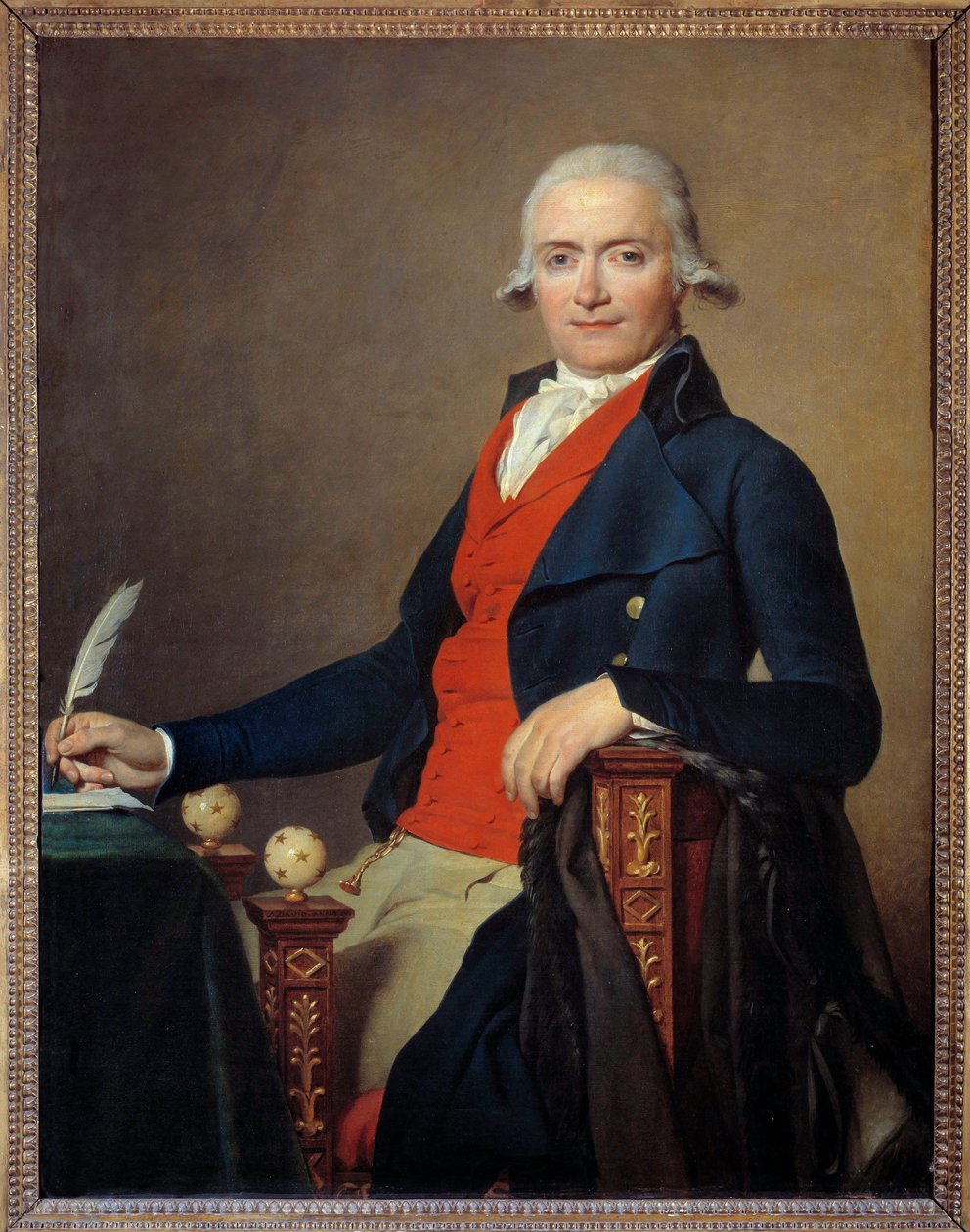 Porträtt av minister Gaspard meyer (1749-1799) Målning av Jacques Louis David (1748-1825) 1795 av Jacques Louis David