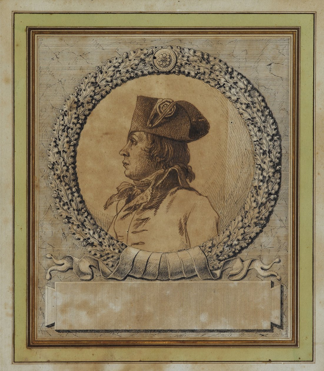 Porträtt av Philippe-François-Joseph Le Bas 1762-1794, ca. 1793 av Jacques Louis David