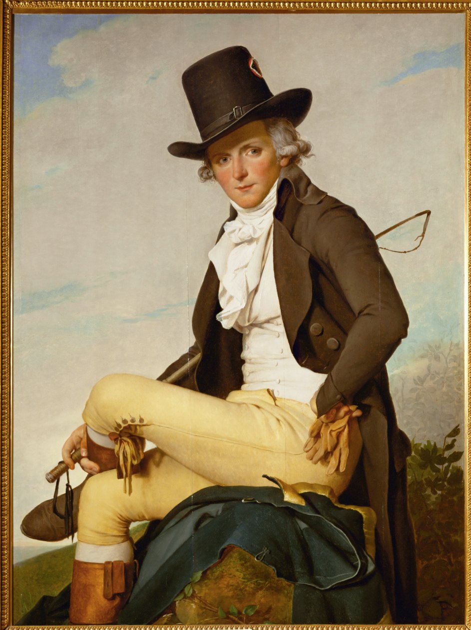 Porträtt av Pierre Seriziat ... av Jacques Louis David