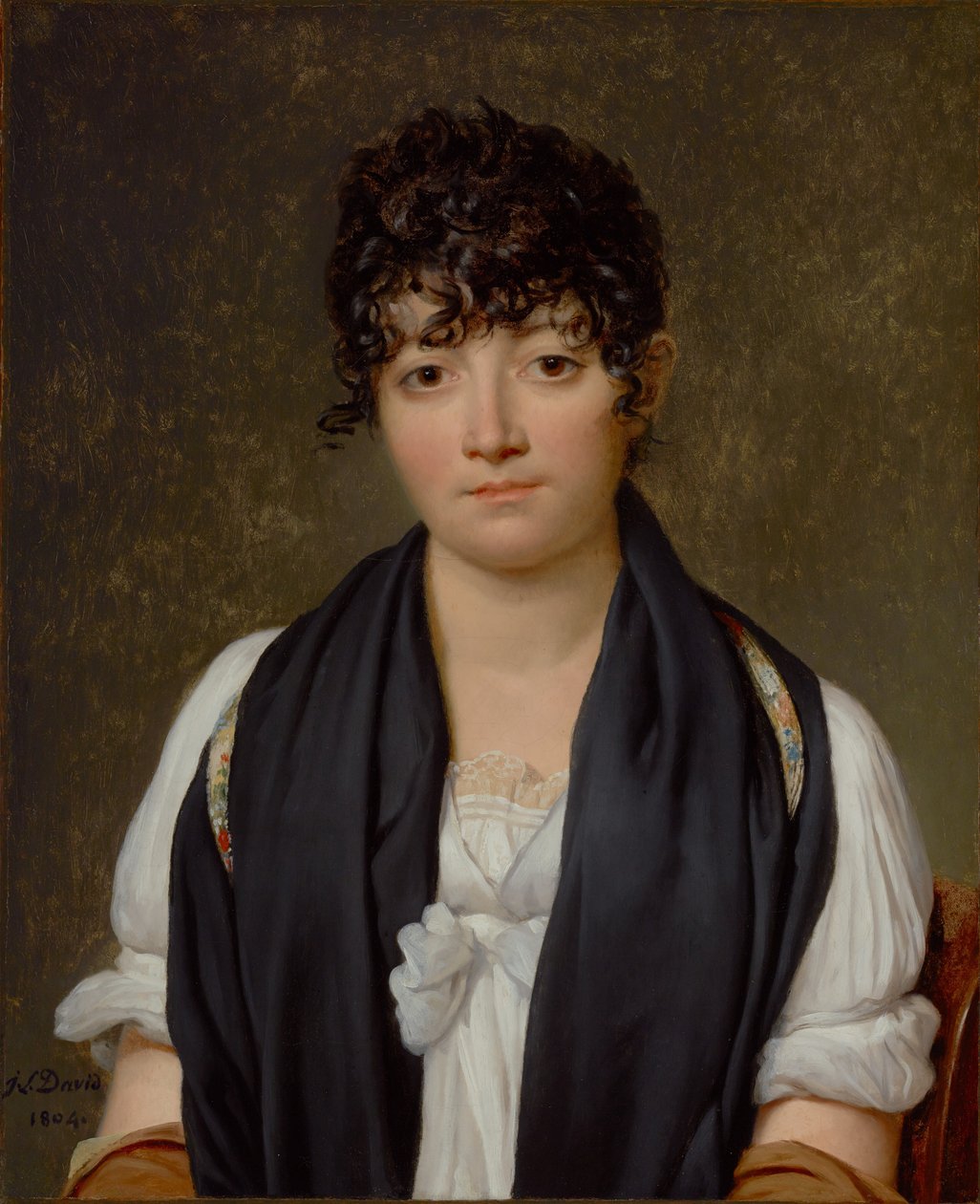 Porträtt av Suzanne Le Peletier de Saint-Fargeau av Jacques Louis David