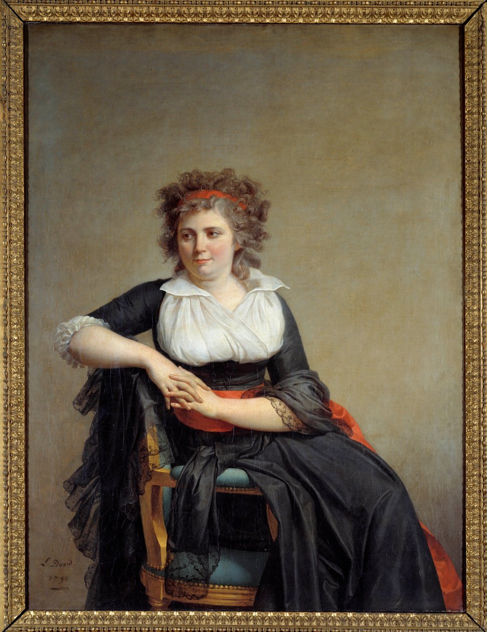 Porträtt av Jeanne Robertine Rilliet Marquise d