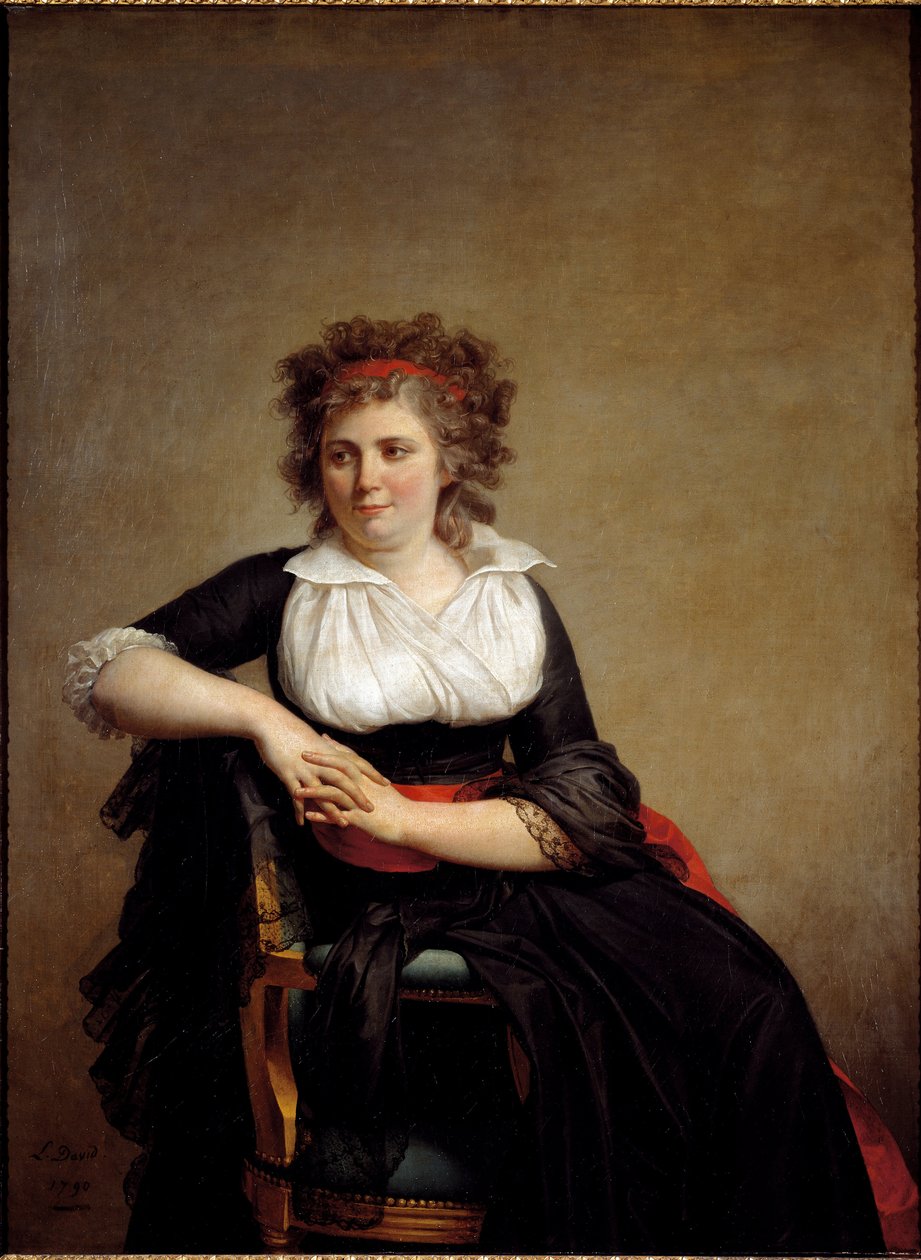 Porträtt av Jeanne Robertine Rilliet Marquise d