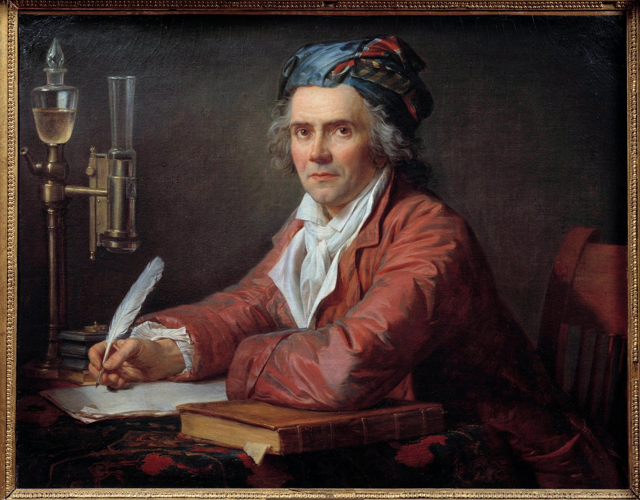 Porträtt av läkaren Alphonse Leroy av Jacques Louis David