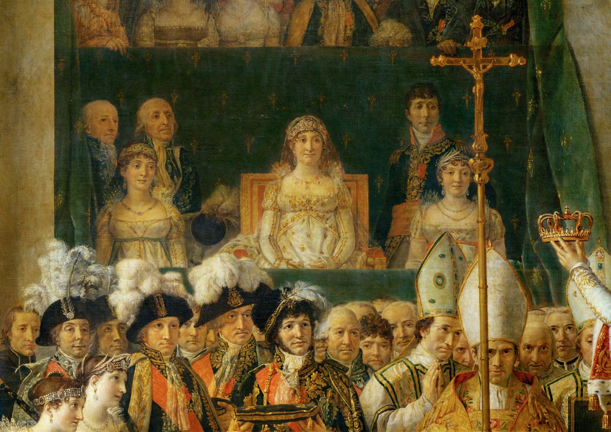 Kröningen av Napoleon i Notre-Dame ... av Jacques Louis David