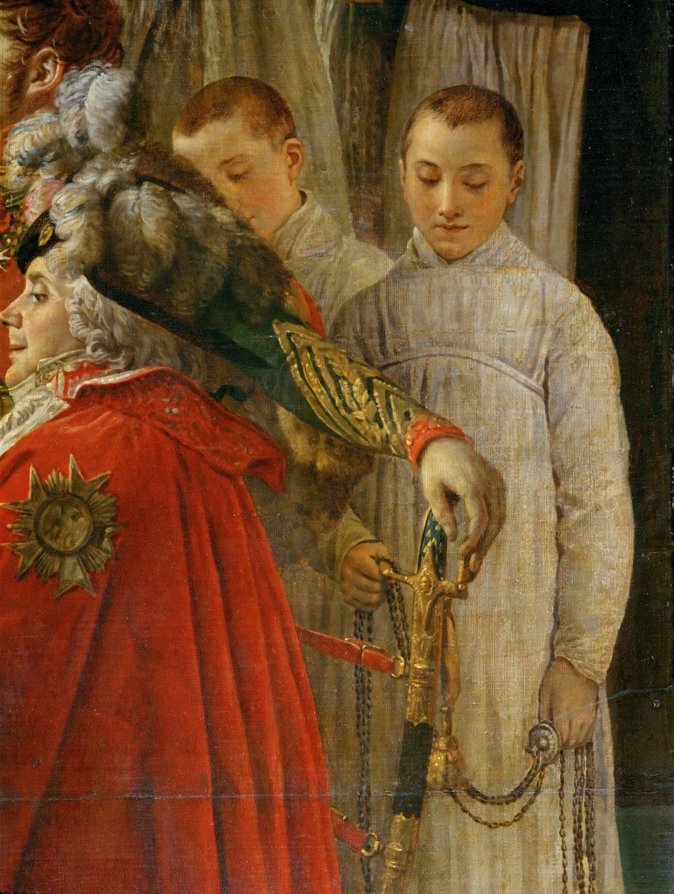 Kröningen av Napoleon i Notre-Dame ... av Jacques Louis David