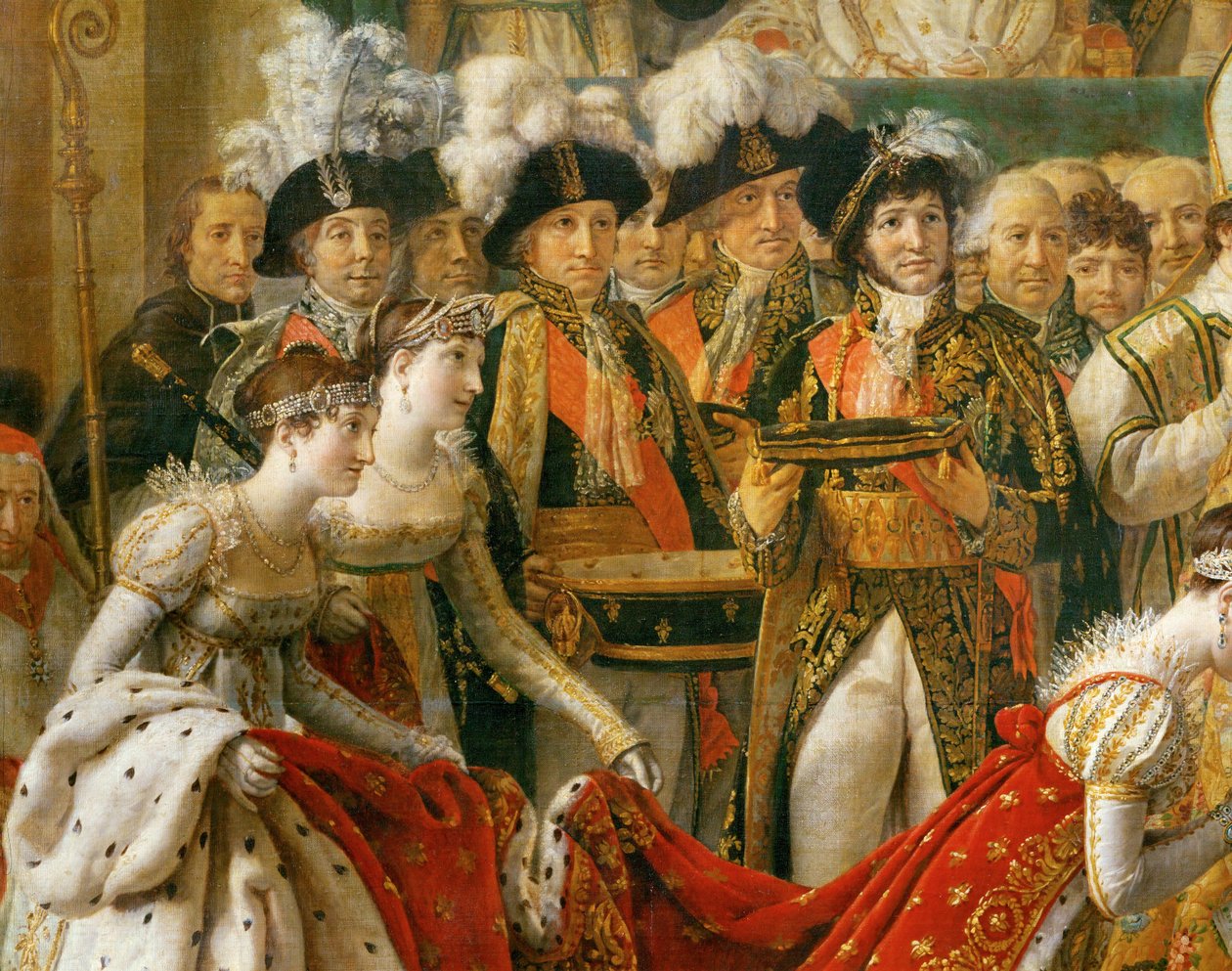Kröningen av Napoleon i Notre-Dame ... av Jacques Louis David